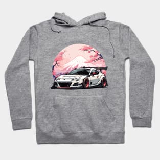 Subaru BRZ Car Art - Widebody Modified JDM Car Hoodie